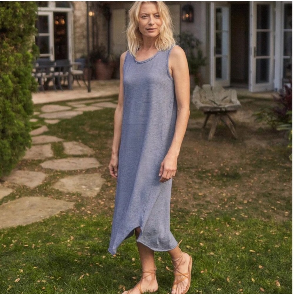 Frank & Eileen Relaxed Asymmetrical Tank Dress